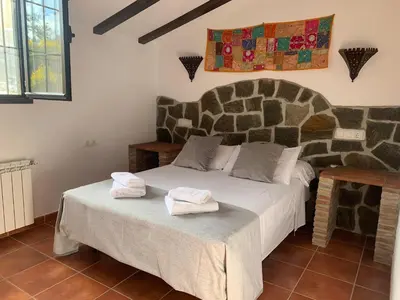 Cama o camas de una habitación en Mayte Dreams Caminito Del Rey