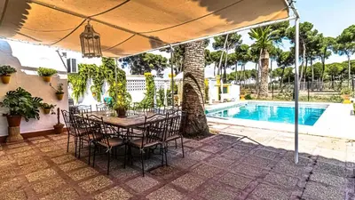Piscina en o cerca de Hacienda El Corchuelo