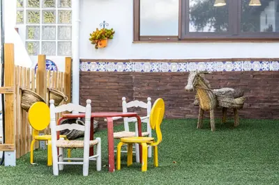 Jardín al aire libre en Finca el Albero