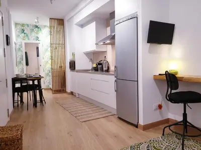 Una cocina o zona de cocina en Apartamento Nuevo Centro Historico Sevilla