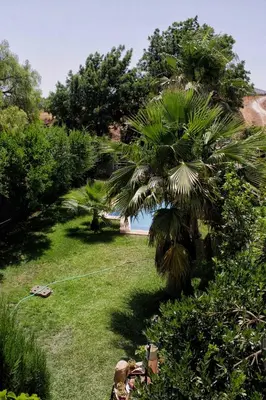 Jardín al aire libre en Casa Rural Los Membrillos