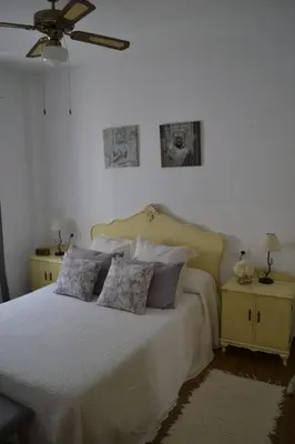 Cama o camas de una habitación en Casa Isabel