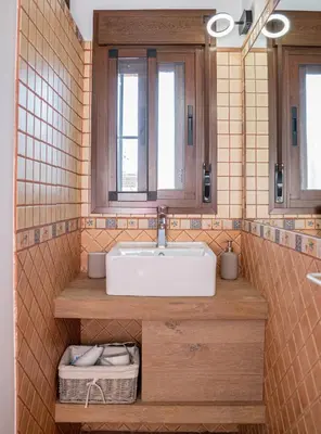 Un baño de Finca Las Hierbas B&B
