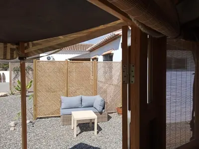 Un patio o zona al aire libre en Finca Las Hierbas B&B