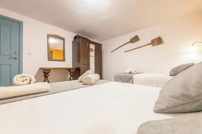 Cama o camas de una habitación en Casa El Forestal