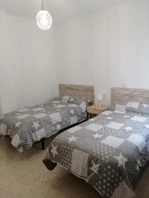 Cama o camas de una habitación en Sueños Mozárabes