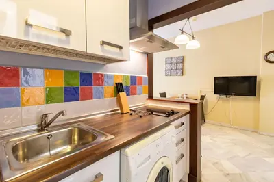 Una cocina o zona de cocina en Puerta San Esteban