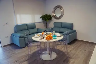Zona de estar de Apartamentos Ondeanos