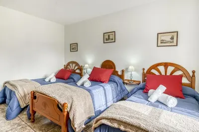 Cama o camas de una habitación en Alojamiento en Casco Antiguo de Cordoba