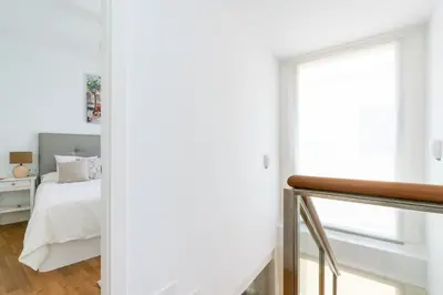 Cama o camas de una habitación en Veoapartment Jerónimo Terrace