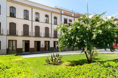 Jardín al aire libre en Veoapartment Jerónimo Terrace