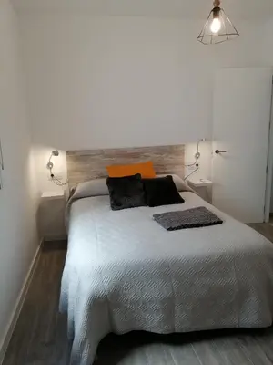 Cama o camas de una habitación en Noches de Azahar