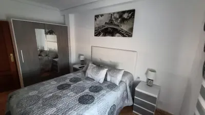 Cama o camas de una habitación en CASA DE ANA