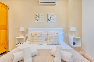 Cama o camas de una habitación en Apartamento La Mezquita-Catedral
