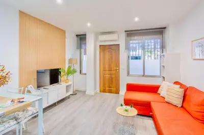 Una televisión o centro de entretenimiento en Apartamento La Judería