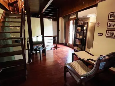 Zona de estar de Charming House in Arjona