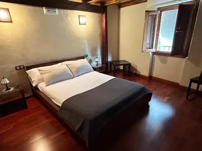 Cama o camas de una habitación en Charming House in Arjona