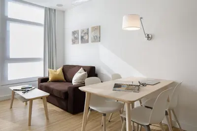 Zona de estar de Mush Room Apartamentos