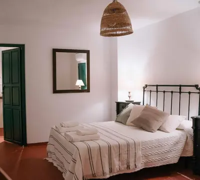 Cama o camas de una habitación en Elegant Villa in Montilla with Private Pool
