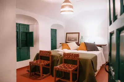 Cama o camas de una habitación en Elegant Villa in Montilla with Private Pool
