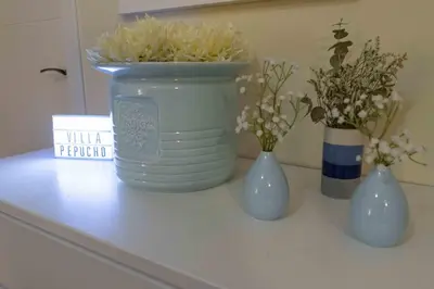 Plano de Casa con piscina de agua salada Villa Pepucho 2