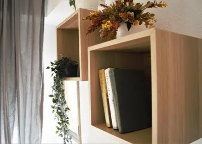 Biblioteca en el apartamento