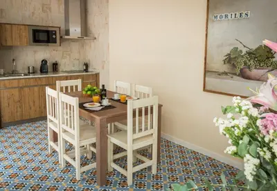 Una cocina o zona de cocina en CASA LOS LAGARES