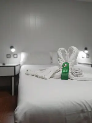 Cama o camas de una habitación en Hostal Avenida Andalucia - Solo Adultos