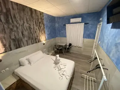 Cama o camas de una habitación en Hostal Avenida Andalucia - Solo Adultos