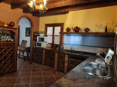 Una cocina o zona de cocina en Cortijo El Arrejadero