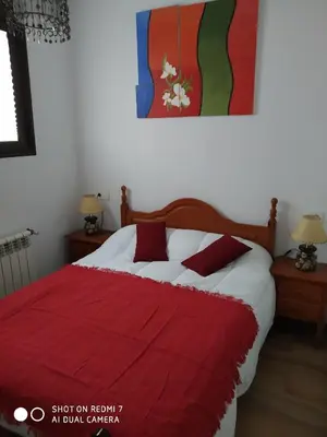 Cama o camas de una habitación en Casa Los Caños de Setenil
