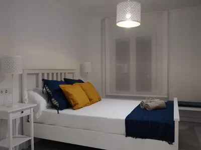 Cama o camas de una habitación en CALLE ABEJAR,PLAZA
