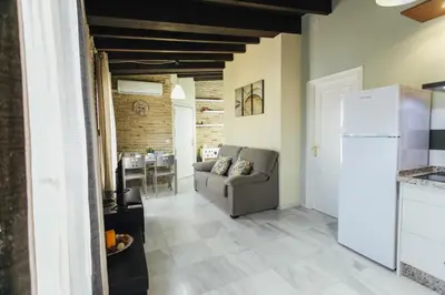 Una cocina o zona de cocina en Spectacular penthouse with views 2BD1BTH