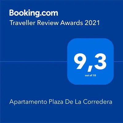 Certificado, premio, señal o documento que está expuesto en Apartamento Plaza De La Corredera