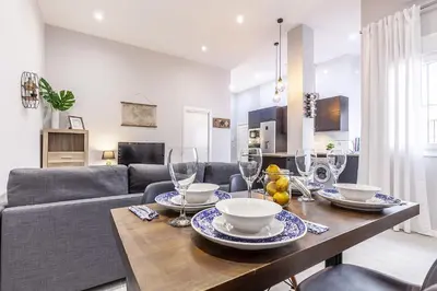 Zona de estar de Minimalismo de Vanguardia con altas calidades 1 BR