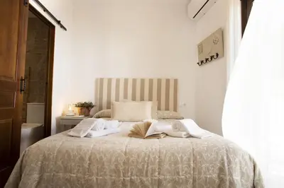 Cama o camas de una habitación en LA POSADA DE LA MUELA