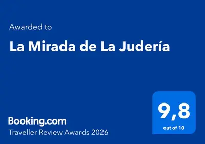 Certificado, premio, señal o documento que está expuesto en La Mirada de La Judería