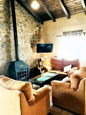 Zona de estar de Comfortable House with Shared Pool in Alcaracejos