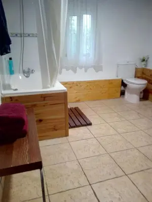 Un baño de Casa La Rosa