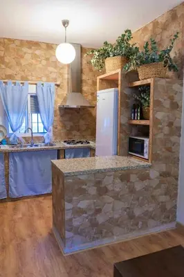 Una cocina o zona de cocina en Charming Chalet in Córdoba with Private Pool