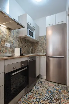 Una cocina o zona de cocina en Urban Pulses Alameda Jacuzzi Privado