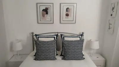Cama o camas de una habitación en CASA EL REMANSO DE ZUHEROS