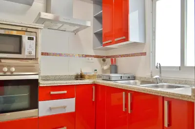 Una cocina o zona de cocina en SunShine Buen Pastor