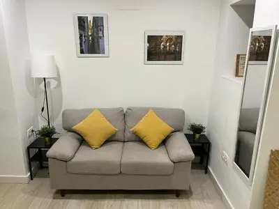 Zona de estar de Casa Ribera LUCANO Centro Histórico