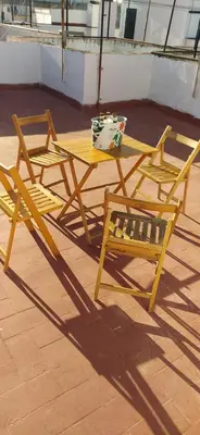 Un balcón o terraza de Apartamento cerca del centro y de la estación Santa Justa a pie, 1 plaza de Parking gratis