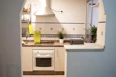 Una cocina o zona de cocina en Apartamento turístico Calle San Basilio 6 patios