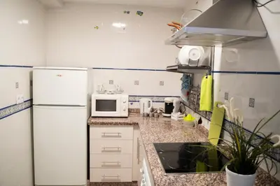 Una cocina o zona de cocina en Apartamento turístico Calle San Basilio 6 patios