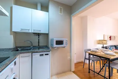Una cocina o zona de cocina en Veoapartment Alhóndiga Primero