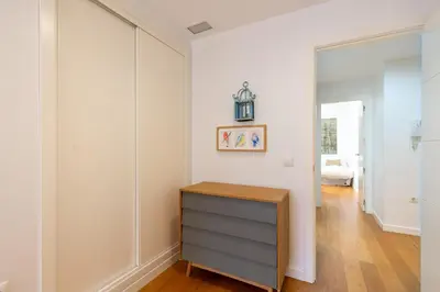 Cama o camas de una habitación en Veoapartment Alhóndiga Primero