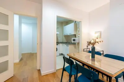 Una cocina o zona de cocina en Veoapartment Alhóndiga Bajo